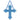Amscan - Croix Bleu Scintillant - Party Shop