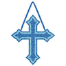 Amscan - Croix Bleu Scintillant - Party Shop