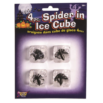 Cubes De Glace Avec Araignée (4) Party Shop