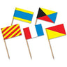 Beistle Co. - Cure-Dents Drapeaux Internationnaux (50) - Party Shop