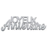 Santex - Déco À Parsemer Joyeux Anniversaire Argent (8) - Party Shop