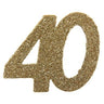 Santex - Déco À Parsemer Or 40 Ans (6) - Party Shop