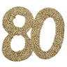 Santex - Déco À Parsemer Or 80 Ans (6) - Party Shop