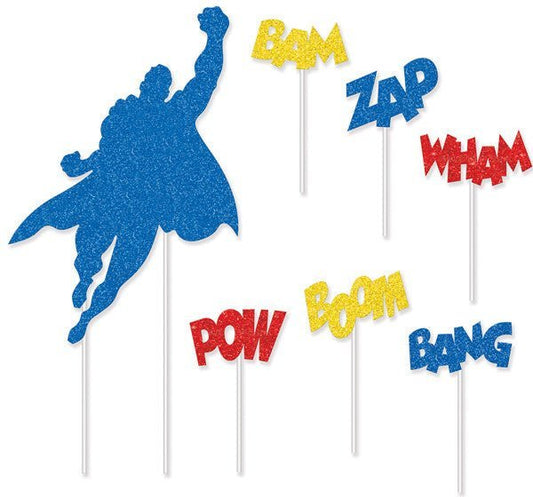 Beistle Co. - Décoration À Gateau ''Héro'' - Party Shop