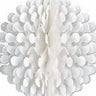 Beistle Co. - Décoration A Suspendre-Flutter Ball-Blanc - Party Shop