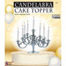 RUBIES - Décoration De Gâteau - Candélabre Argent - Party Shop