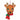 Amscan - Décoration De Porte De Noël - Tête De Renne En Peluche (18 1/4"H X 7"W X 1 3/4"D) - Party Shop