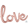 Anagram - Décoration Gonflable - Love Rosegold - Party Shop