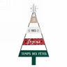 ATTITUDE IMPORTS - Decoration Murale En Bois - Sapin -  Temps Des Fetes - Party Shop