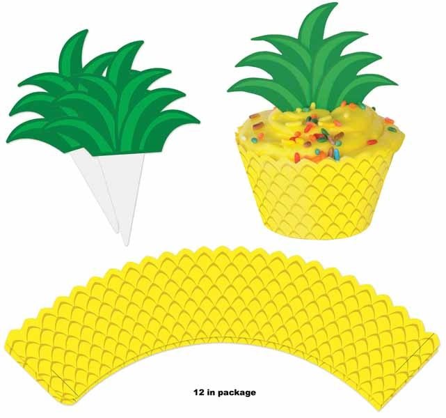 Décoration Pour Cupcakes (12) - Ananas Party Shop