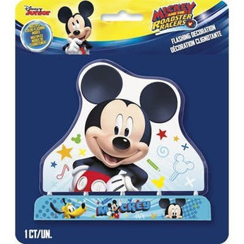 Décoration Pour Gâteau Clignotante - Mickey Mouse Party Shop