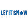 Amscan - Décoration Pour La Cour - Let It Snow - Party Shop