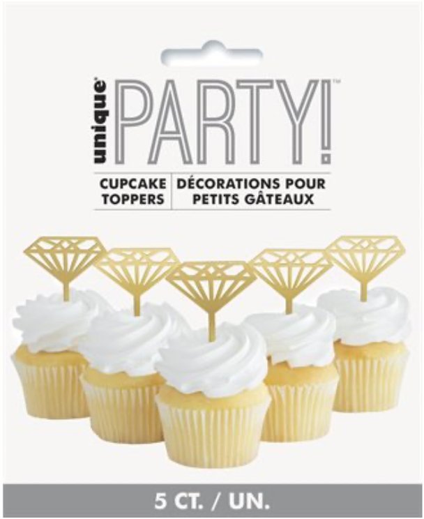 Décoration Pour Petits Gâteaux (5) - Diamants Party Shop