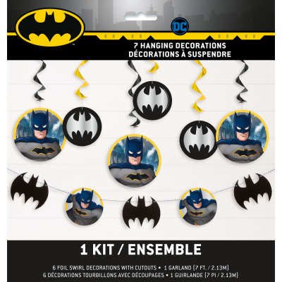 Décorations À Suspendres (7) - Batman - Party Shop