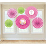 Amscan - Décorations Éventails Rose (6) - Party Shop