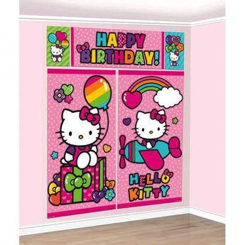 Décorations Murale 59" X 65" - Hello Kitty RainbowParty Shop