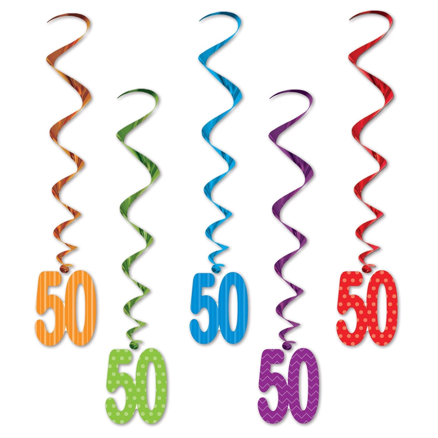 Decorations Spiralees 50 Ans (5) Party Shop