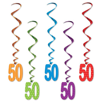 Decorations Spiralees 50 Ans (5)Party Shop