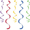 Creative Converting - Décorations Suspendues (10) - Multicolore - Party Shop