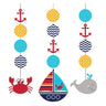 Creative Converting - Décorations Suspendues (3) - Allons-Y Matelots! - Party Shop