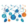 Amscan - Décorations Suspendues En Spirales (12) - Sports - Party Shop
