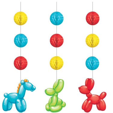 Party Creations - Décorations Suspendus (3) - Party Animals Balloons - Party Shop