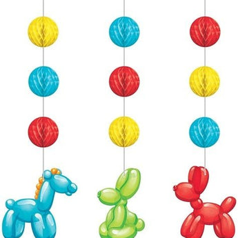 Décorations Suspendus (3) - Party Animals Balloons - Party Shop