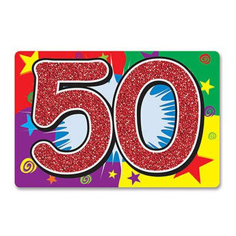 Decoupage De Carton 50 Ans Party Shop