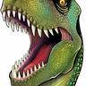 Beistle Co. - Découpage Tête Tyrannosaurus (34'') - Dinosaure - Party Shop