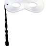 RUBIES - Demi Masque Sur Tige Blanche - Party Shop