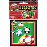 RUBIES - Dessous De Verres (6) - Casino - Party Shop