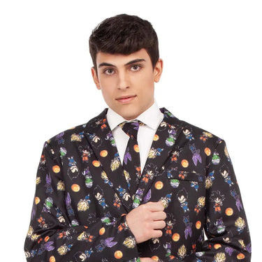 Dragon Ball adult vest with tie – official cosplay costume for Halloween, carnival or anime convention - MoM -Party Shop