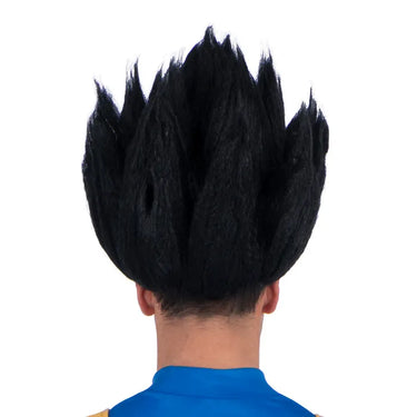 Dragon Ball Z Vegeta wig for adults – official spiky Saiyan hairstyle cosplay accessory. Perfect for Halloween, cosplay, anime parties and conventions. - MOM -Party Shop