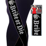 LITTLE GENIE - Écharpe - Bride Or Die Sash - Party Shop