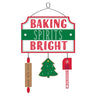 Amscan - Ecriteau De Noël En Mdf - Baking Spirit Bright (15" X 9") - Party Shop