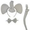 elephant costume kit headband nose bowtie tail halloween accessory