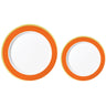 Amscan - Emballage Multiple D'Assiette De Plastique - Pelure D'Orange - Party Shop