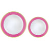 Amscan - Emballage Multiple D'Assiette De Plastique - Rose Foncé - Party Shop