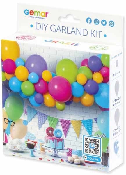 Emsemble De Guirlande Organique 3M (Couleurs Festifs) Party Shop