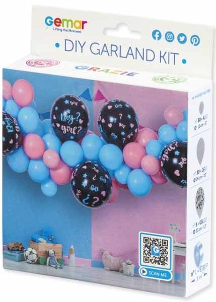 Emsemble De Guirlande Organique 3M (Gender Reveal) Party Shop