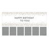 Amscan - Enseigne Banderole Géante Personnalisable (65X20Po) - Blanc Et Or - Party Shop