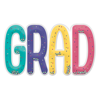 Enseigne Colorée Confettis - Graduation Party Shop