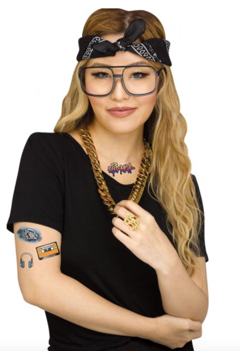 Ensemble D'Accessoires Thématiques - Rapper 90'S Party Shop