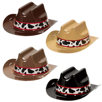 Ensemble De 8 Mini Chapeau De Cowboy En Plastique De 4Po Party Shop