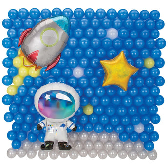 Ensemble De Ballons Pour Mur (179.8Cm X 190.5Cm) - Astronaute - Party Shop