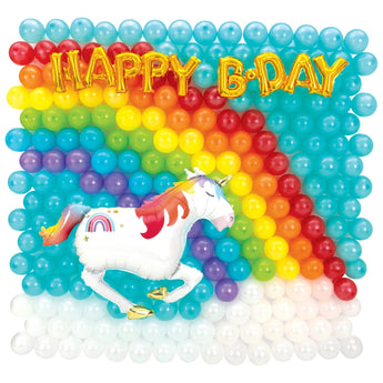 Ensemble De Ballons Pour Mur (179.8Cm X 190.5Cm) - Licorne Party Shop