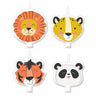 Amscan - Ensemble De Bougie (4) - Animaux De La Jungle - Party Shop