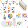 Santex - Ensemble de Décoration de Fête Multicolore - Joyeux anniversaire Deluxe - Party Shop