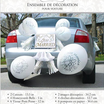 Ensemble De Décoration De Voiture - Mariage Party Shop