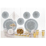 Amscan - Ensemble De Décoration En Papier (9) - Argent - Party Shop